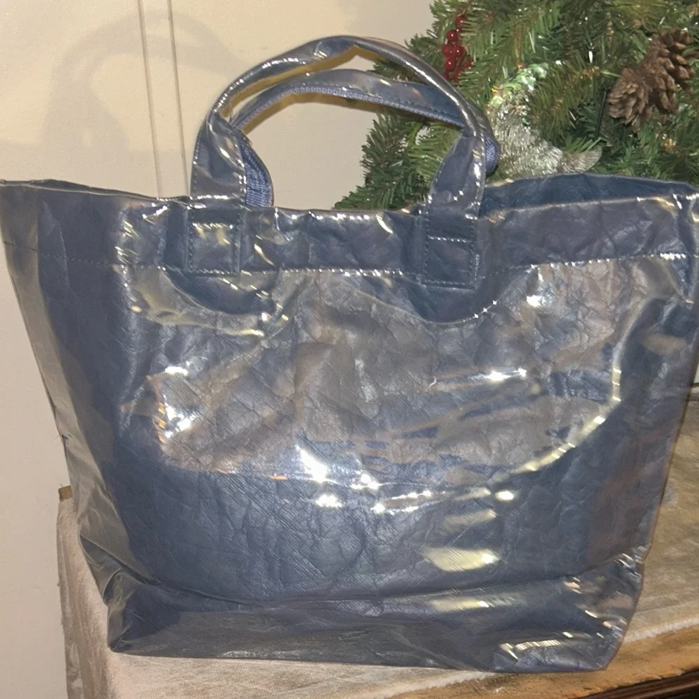 Blue Tote Bag‎